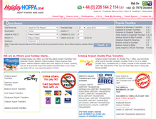 Tablet Screenshot of holidayhoppa.com
